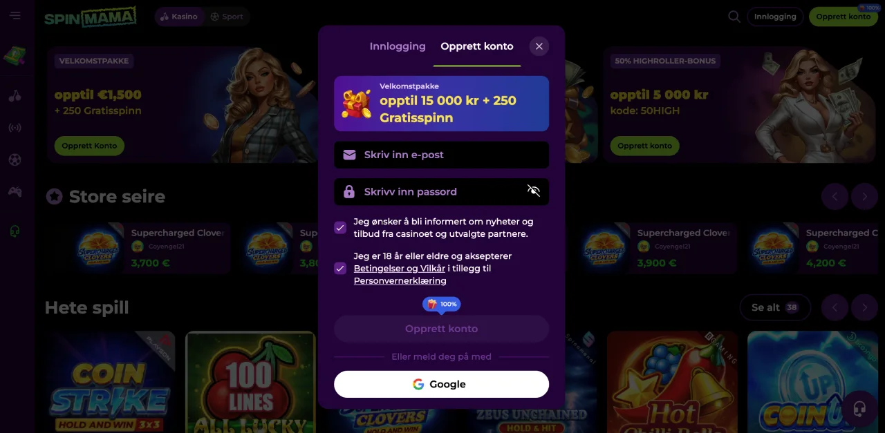 spinmama casino