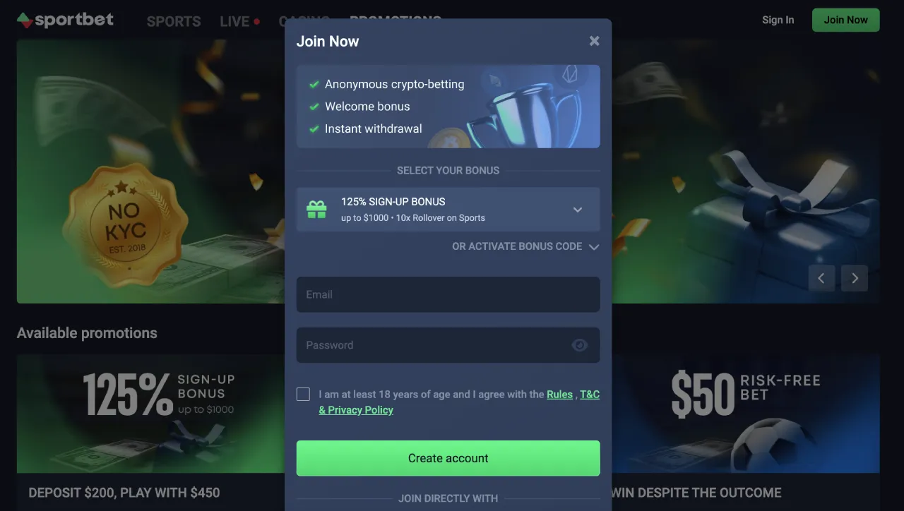 sportbet casino