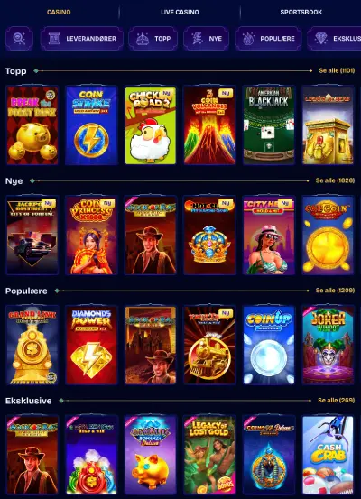 wishwin casino norge spill