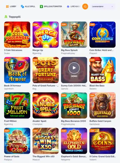 boho casino norge spill