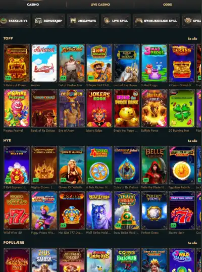 herospin casino norge spill