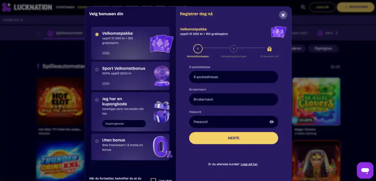 lucknation casino