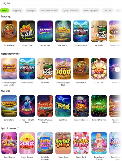 puntit casino norge spill