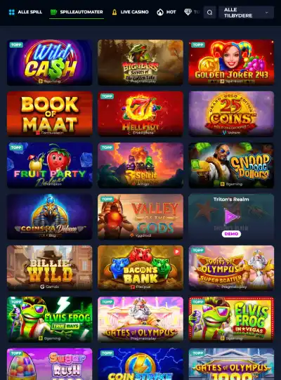 slotsgallery casino norge spill