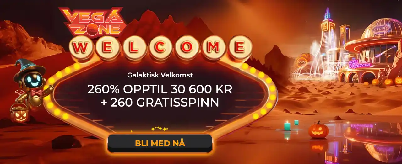 vegazone casino norge bonus