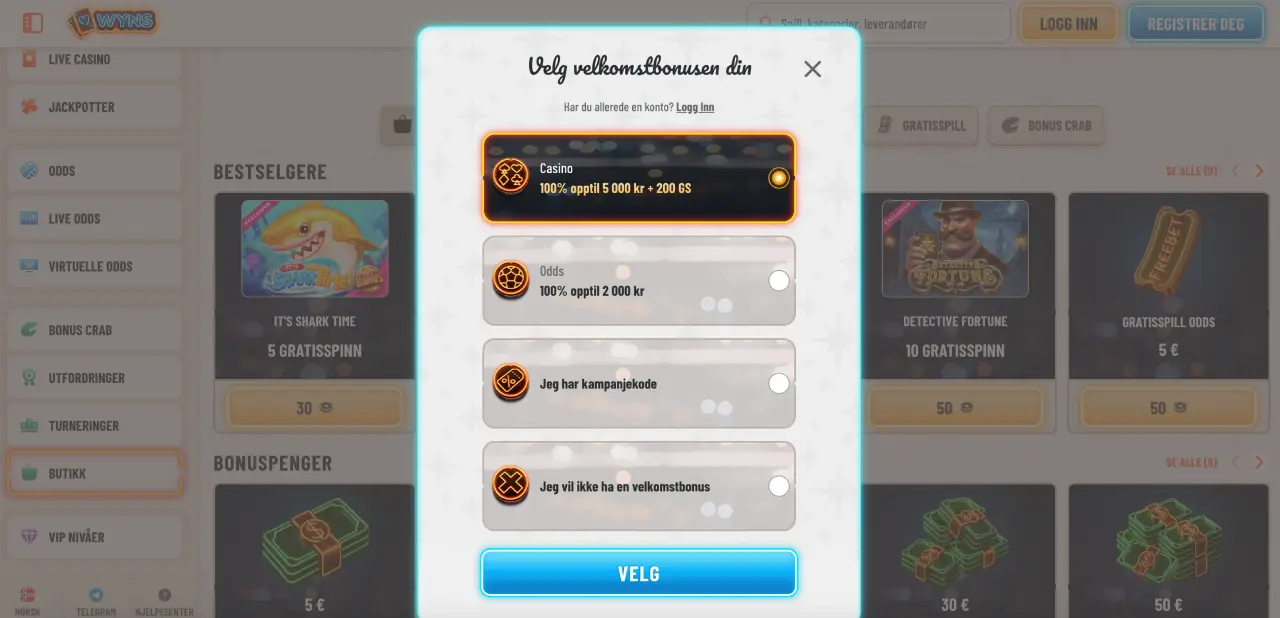 wyns casino