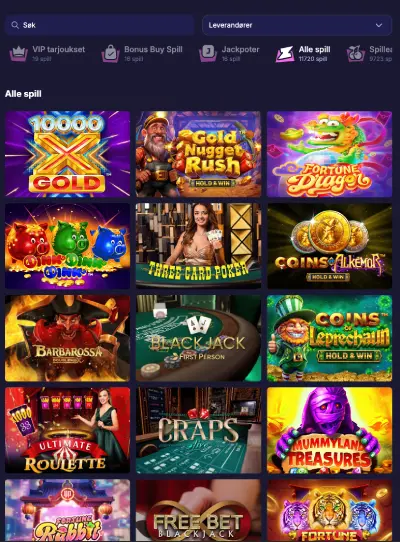 rizzio casino norge spill