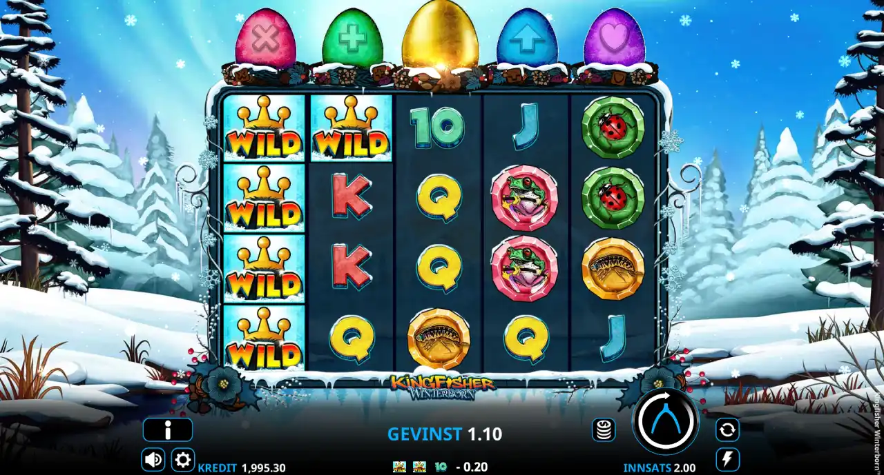 kingfisher winterborn spilleautomat