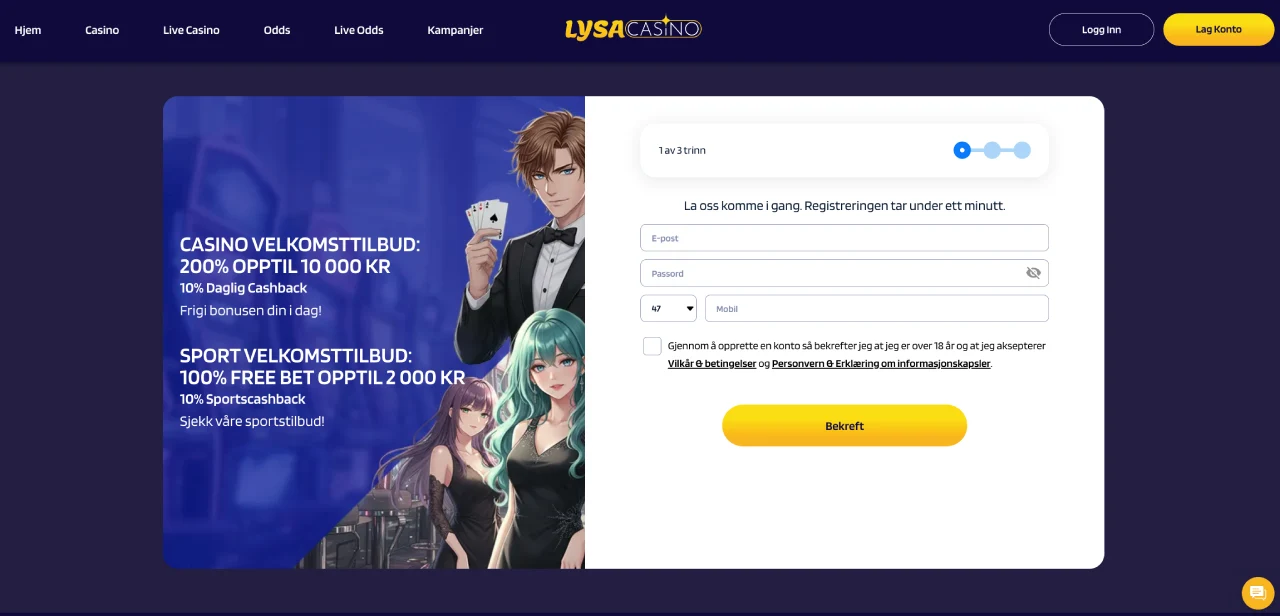 lysa casino norge registrere lysa casino norge registrere
