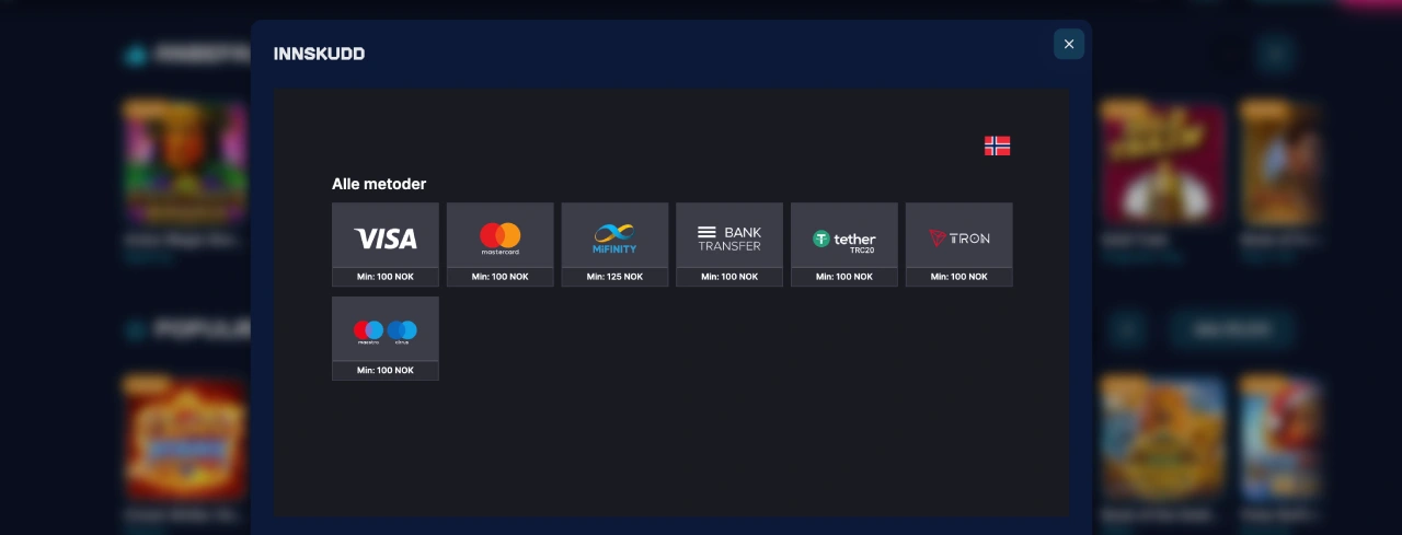 xonbet casino norge betalinger