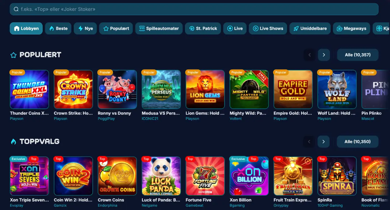 xonbet casino norge spill