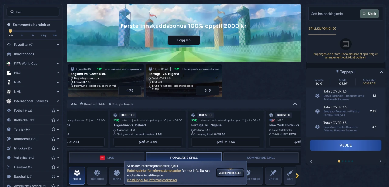 betwarts odds sport