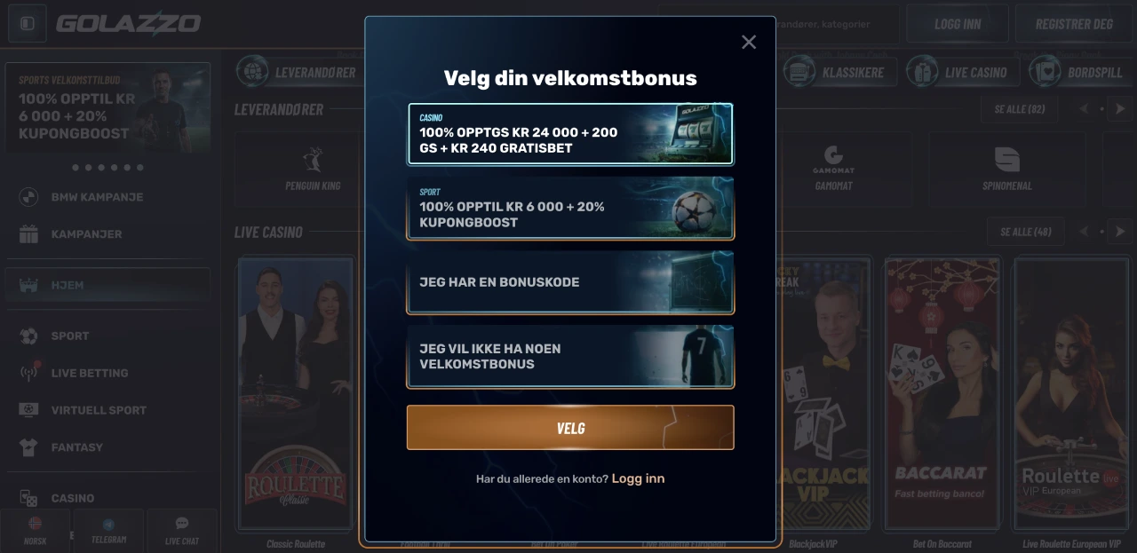 golazzo casino norge registrere golazzo casino norge registrere