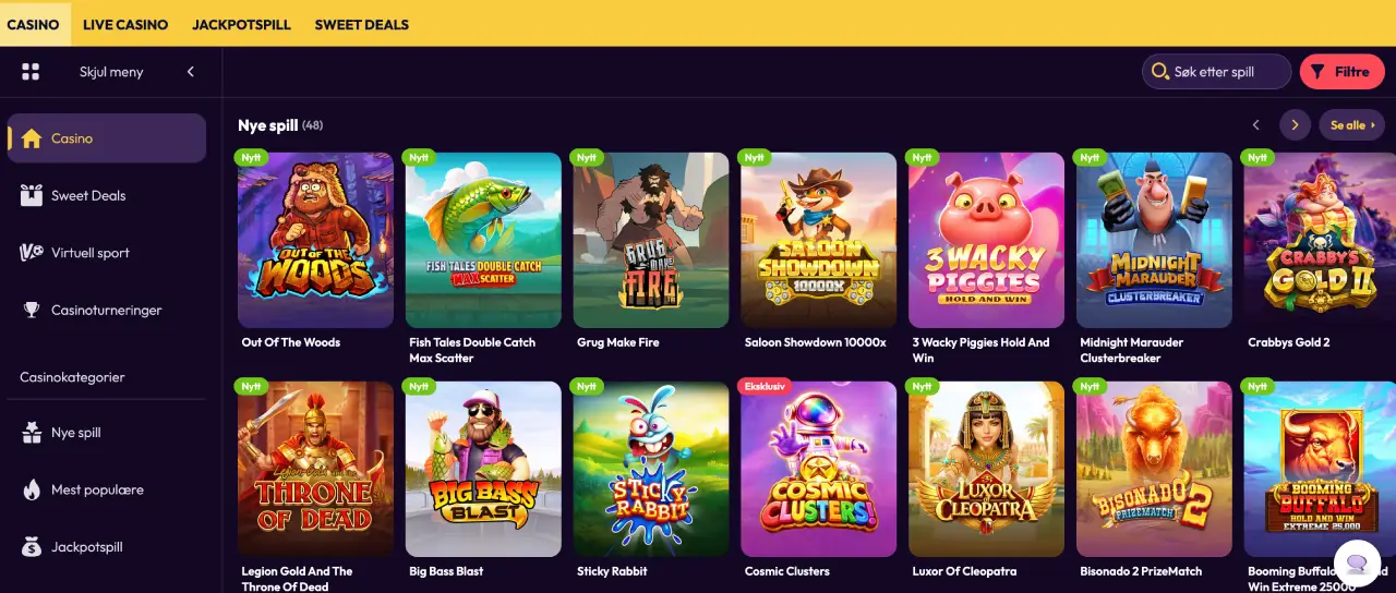 sweetreels casino norge spill sweetreels casino norge spill