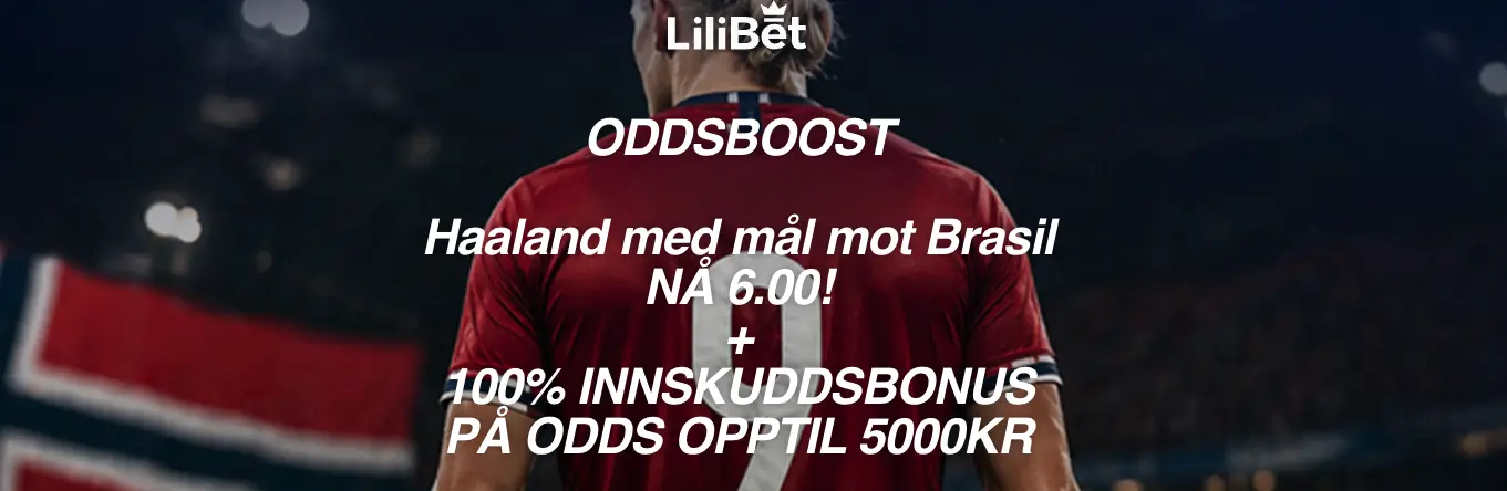 haaland odds mot brasil