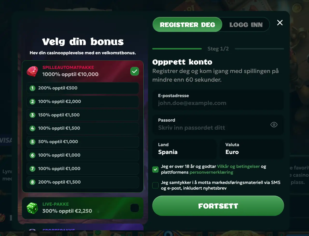 rivo casino norge registrere