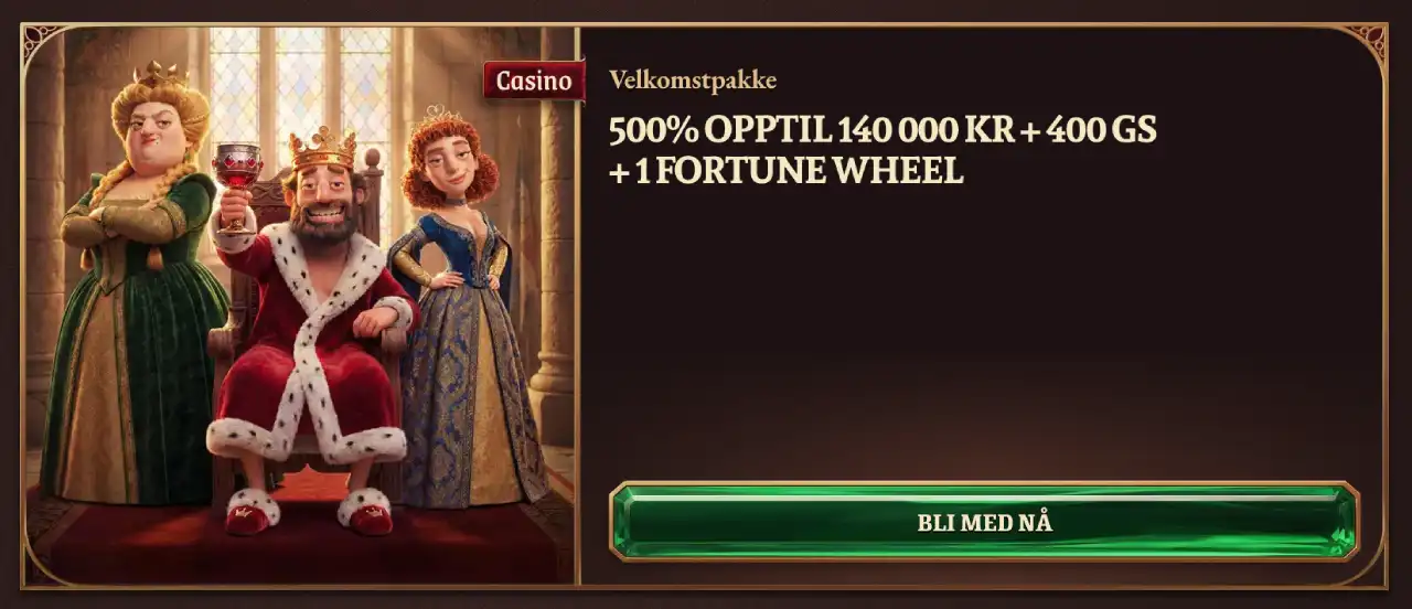 crazy tower casino norge bonus