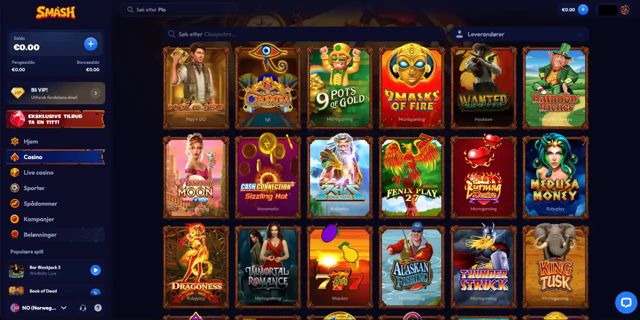 smash casino norge spill smash casino norge spill
