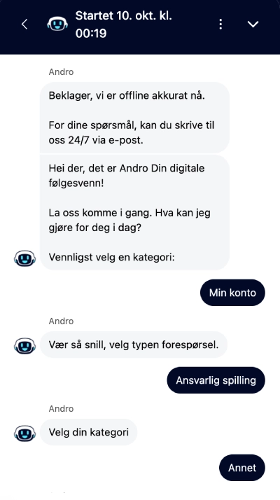 andromedasino casino norge support andromedasino casino norge support