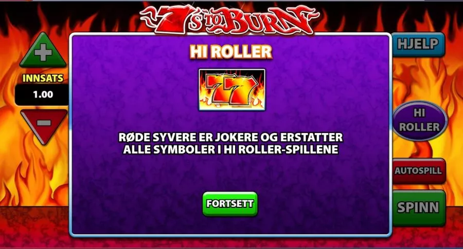 7s to burn røde syvere