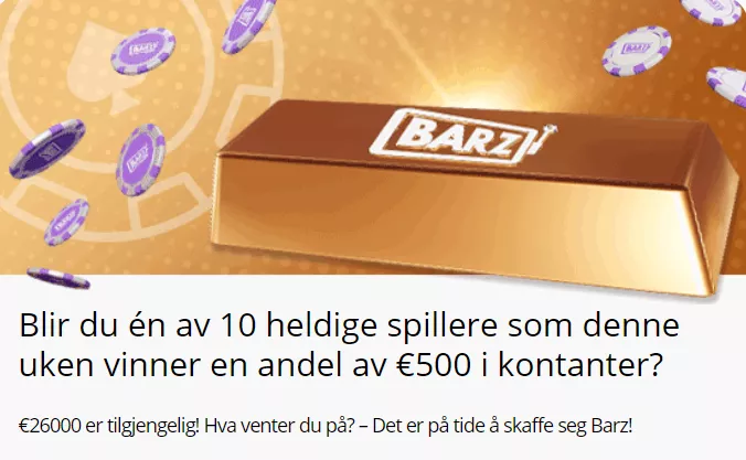 Barz casino norge kampanje