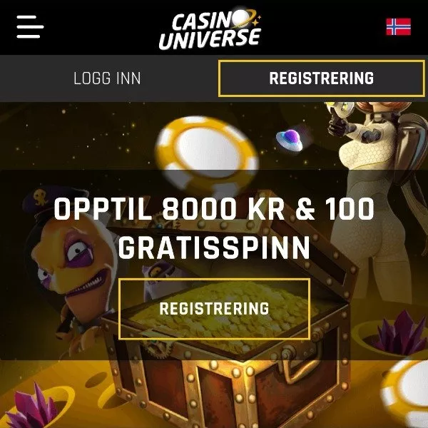 Casino Universe velkomstbonus