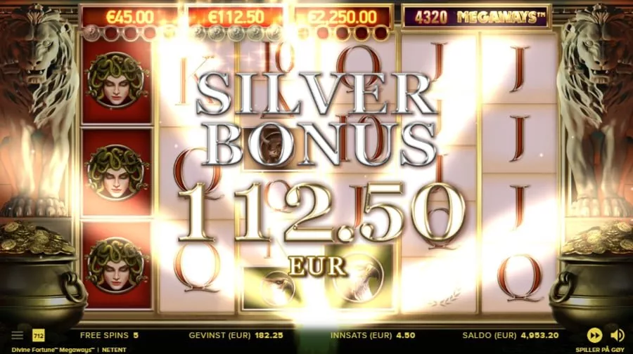 Divine Fortune Megaways Maksgevinster og jackpot