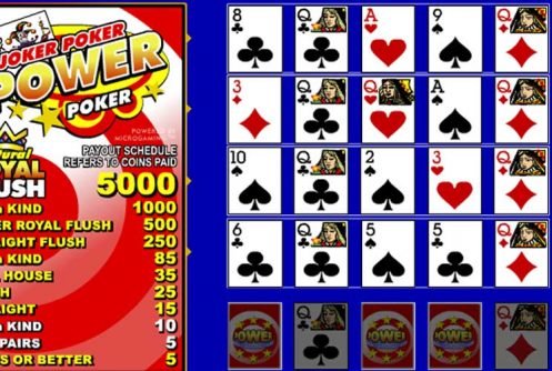 Joker Poker Power Poker videopoker
