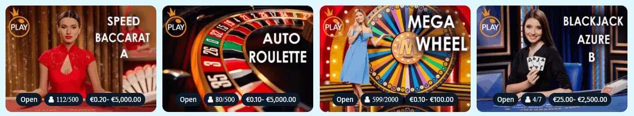 Lapilanders Norge live casino