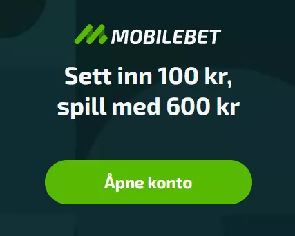 Mobilebet casino Norge bonus