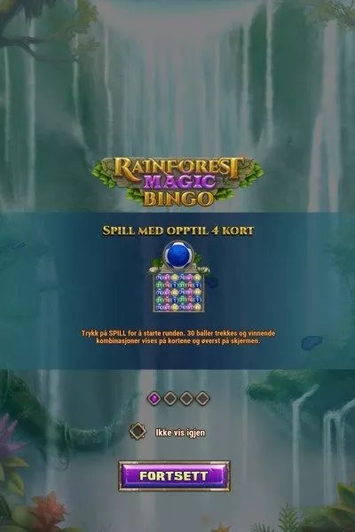 Rainforest magic bingo screenshot 1