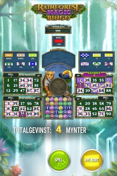 Rainforest magic bingo screenshot 3