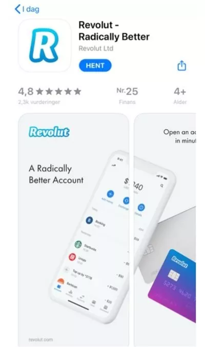 Revolut appen