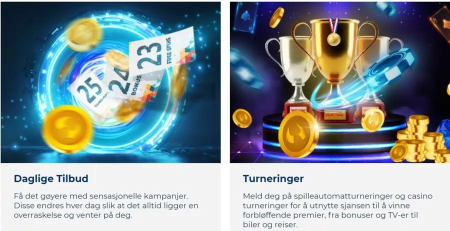 Spesielle kampanjer og casino tilbud