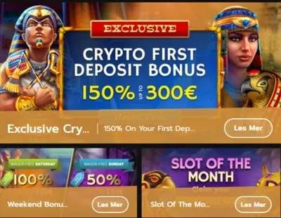 Spesielle kampanjer og casino tilbud