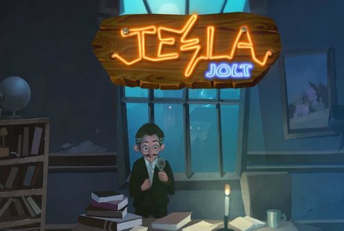 En spilleautomat som er en hyllest til Nikola Tesla.