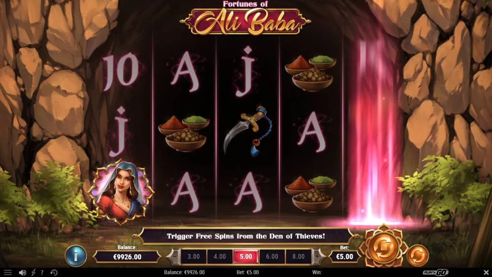 ali baba spill freespins den of the thieves