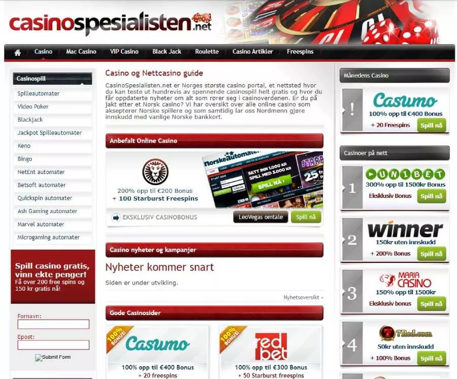 casinospesialisten 2013