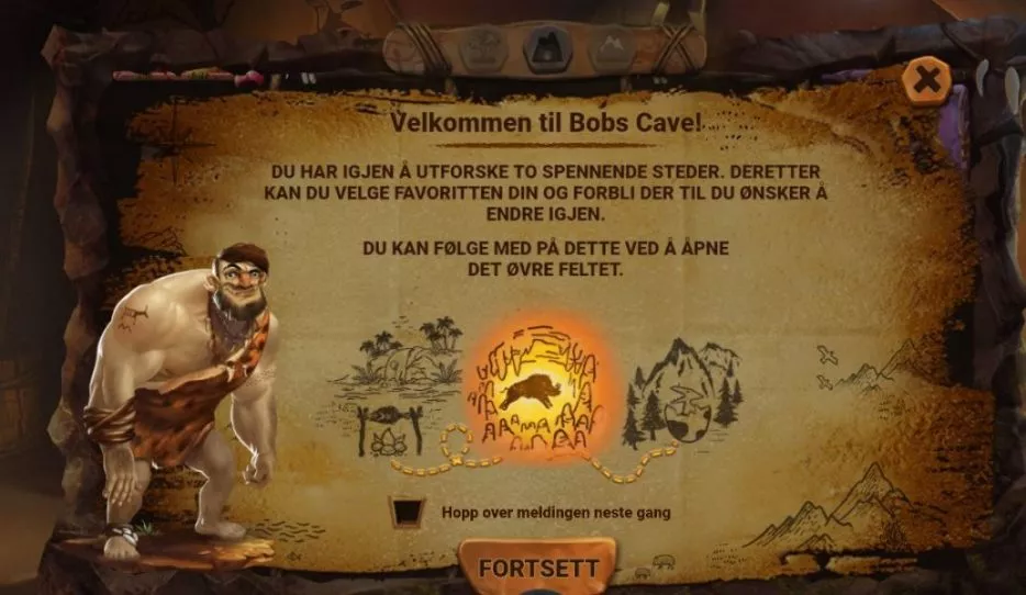 caveman bob velkommen