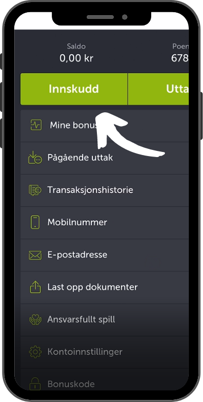 community payments steg 1 - gjør innskudd