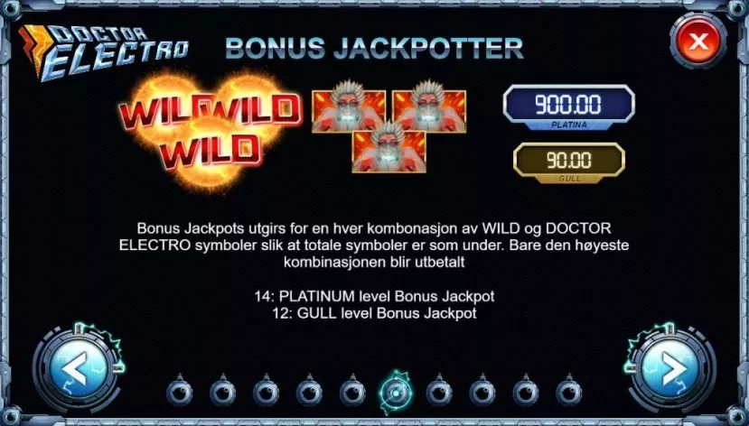 doctor electro bonus jackpoter