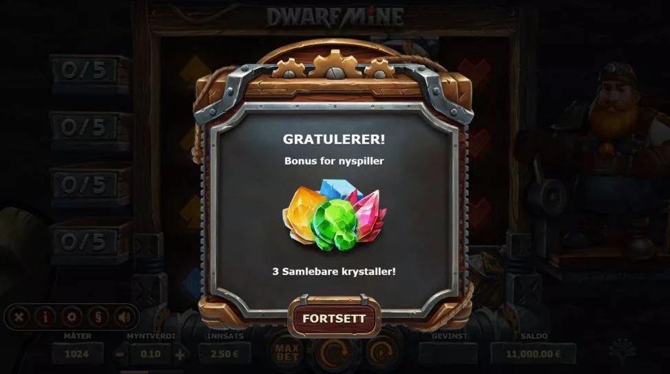 dwarf mine - bonus