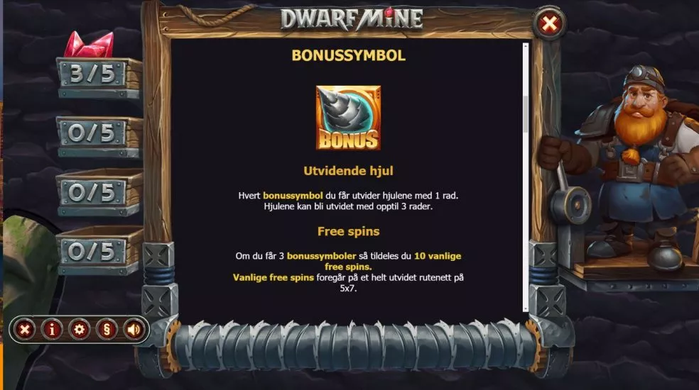 dwarf mine - bonussymbol