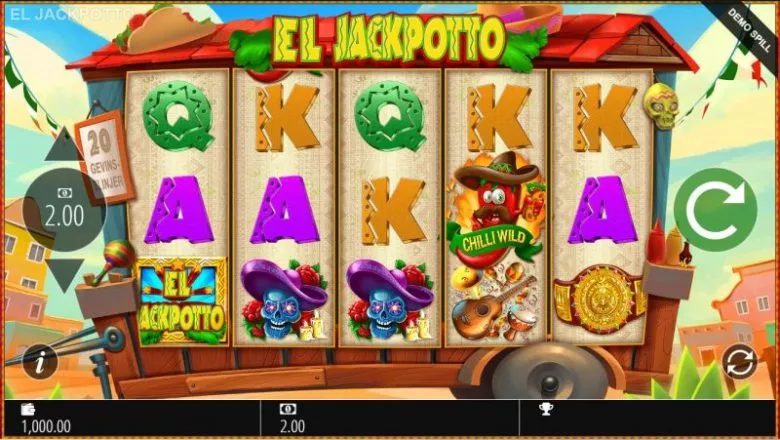 el jackpotto spilleautomat