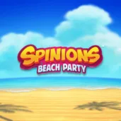 Spinions beach party logo Logo image for Spinions Beach Party