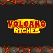 Volcano riches logo Logo image for Volcano Riches