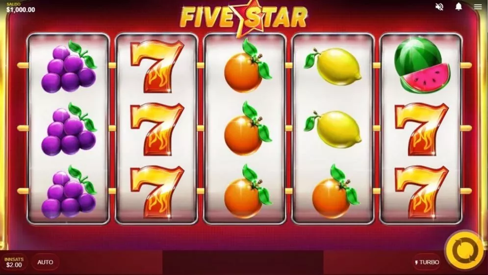 five star - spilleautomaten