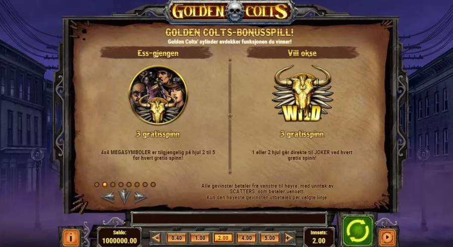 golden colts - freespins