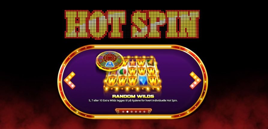hot spin - spilleautomat