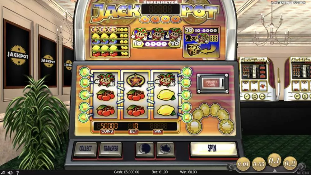 jackpot 6000 startskjerm